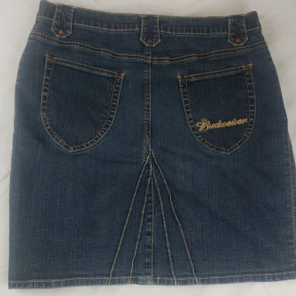 Budweiser Dresses & Skirts - Budweiser 13 Blue Jean Denim Pencil Skirt